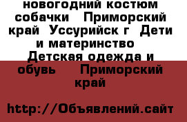 новогодний костюм собачки - Приморский край, Уссурийск г. Дети и материнство » Детская одежда и обувь   . Приморский край